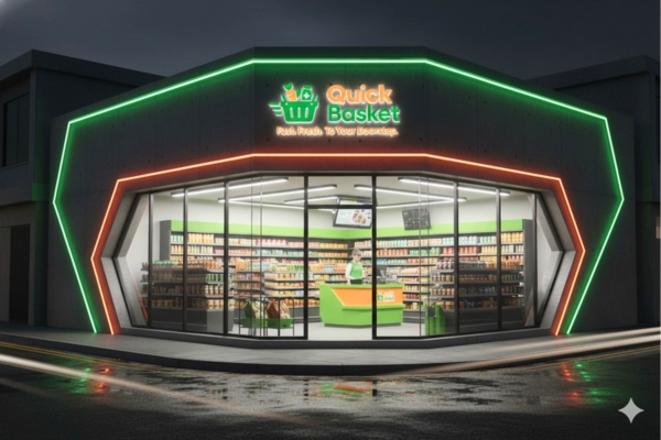 A modern and clean storefront